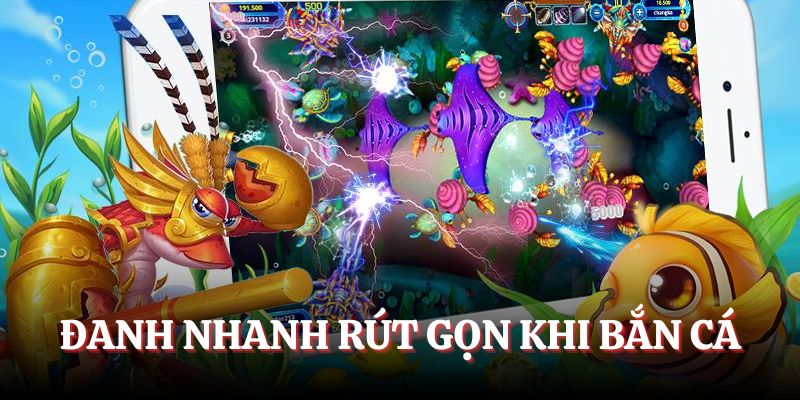 Đánh nhanh diệt gọn khi cá bơi theo đàn