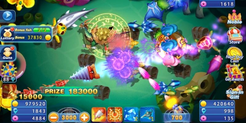 Cấp độ Battle săn cá gây cấn siêu hấp dẫn 