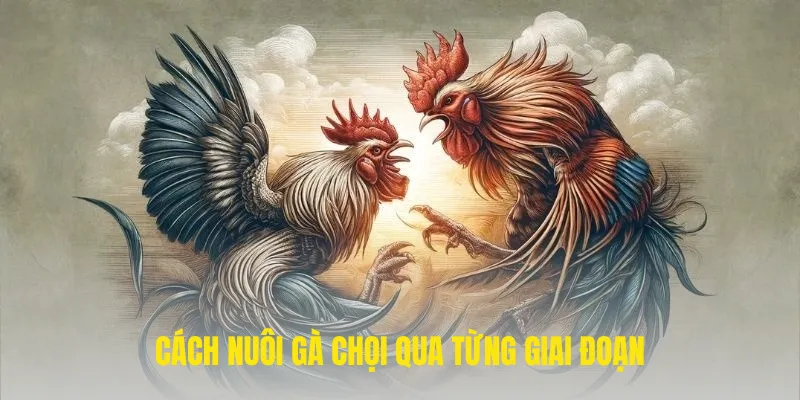 Cách nuôi gà chọi thông qua từng giai đoạn