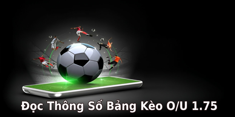 Quy ước các thông số trên bảng kèo tài xỉu 1.75