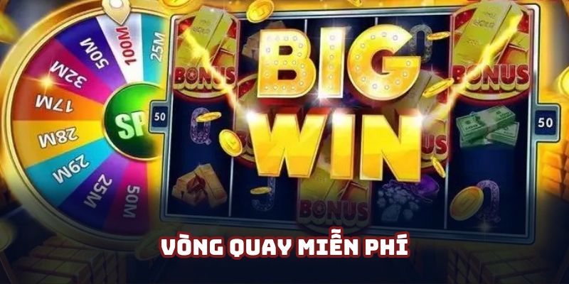 Vòng quay miễn phí giúp khách hàng có thêm cơ hội
